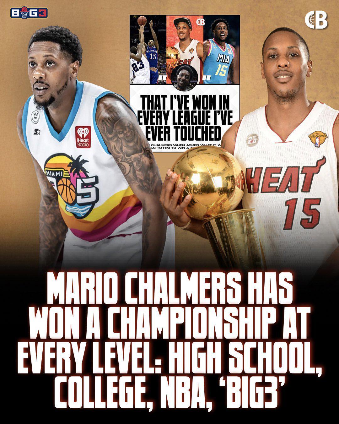 九游体育官方网站-天生赢家！查尔莫斯实现高中大学、NBA和BIG3冠军大满贯